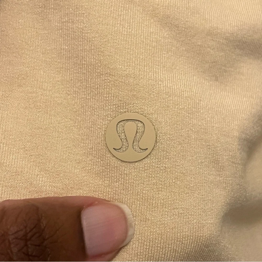 🍋 LIKE NEW Lululemon Modal Fleece Pullover in Prosecco - Sz 10 (?) - Picture 9 of 12